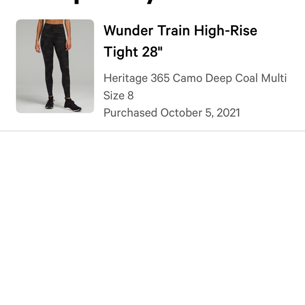 Lululemon Wunder Train High-Rise
Tight 28"